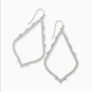 Kendra Scott best selling Sophee Drop Earrings in silver - new with tags